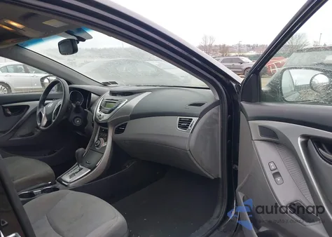 2012 Hyundai Elantra Gls from USA, damaged, VIN 5NPDH4AE6CH073358